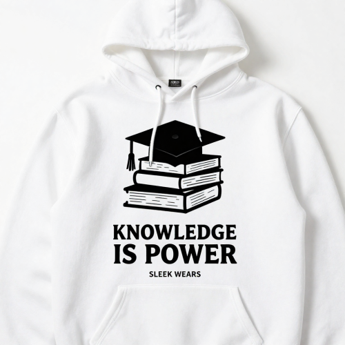 Knowledge is power hoodie